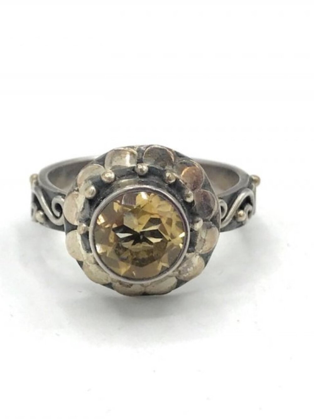 R169 Aurastella Citrine Ring Size 9